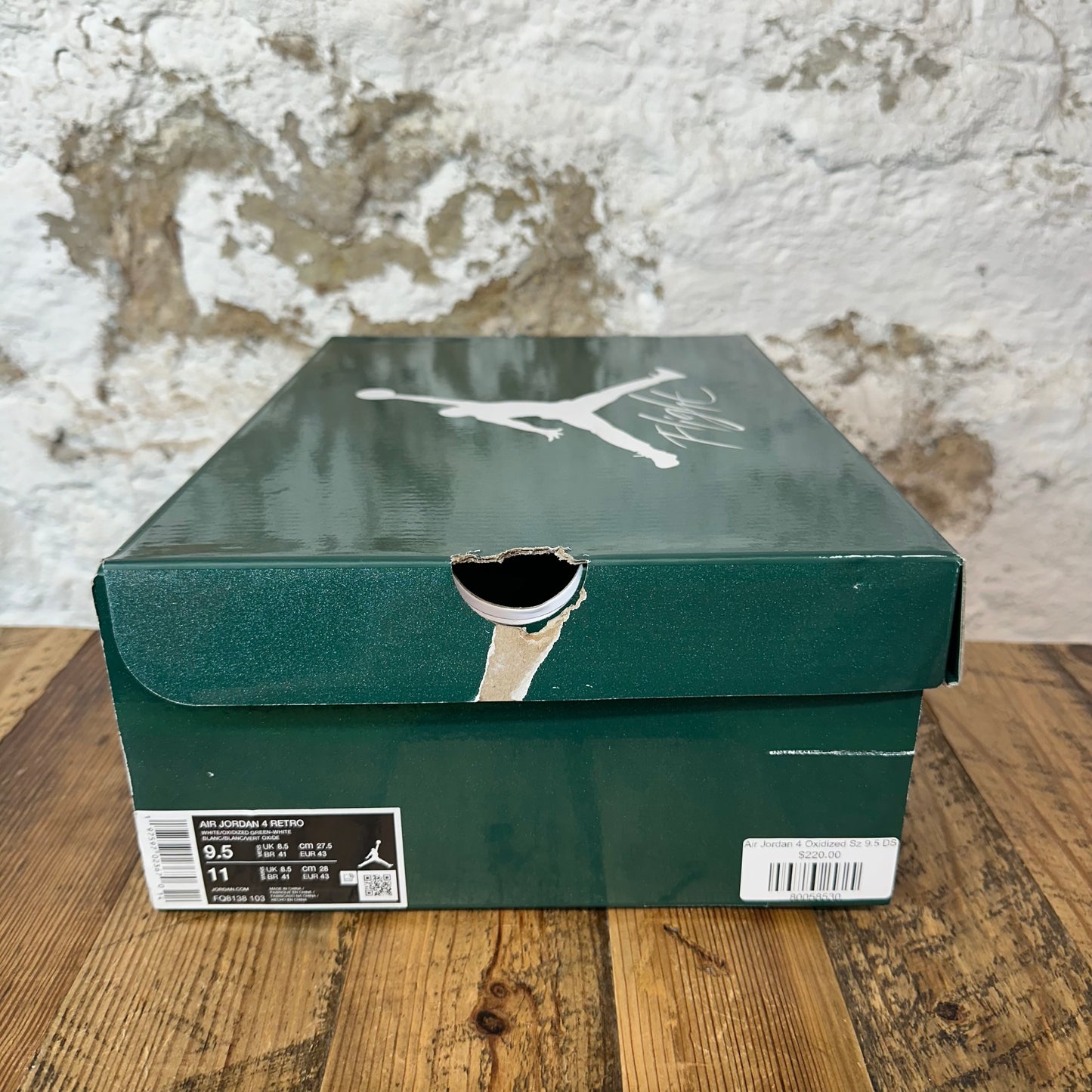 Air Jordan 4 Oxidized Green Sz 9.5 DS