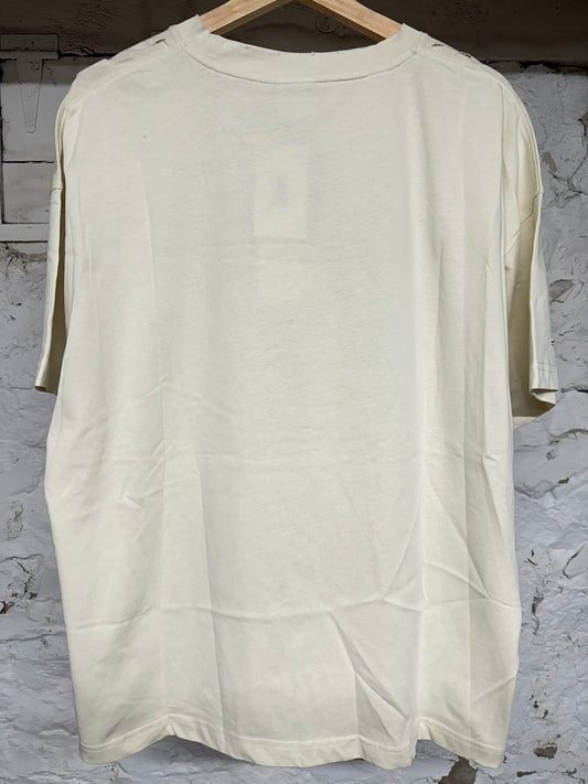 Vale Forged T-shirt Cream Sz M