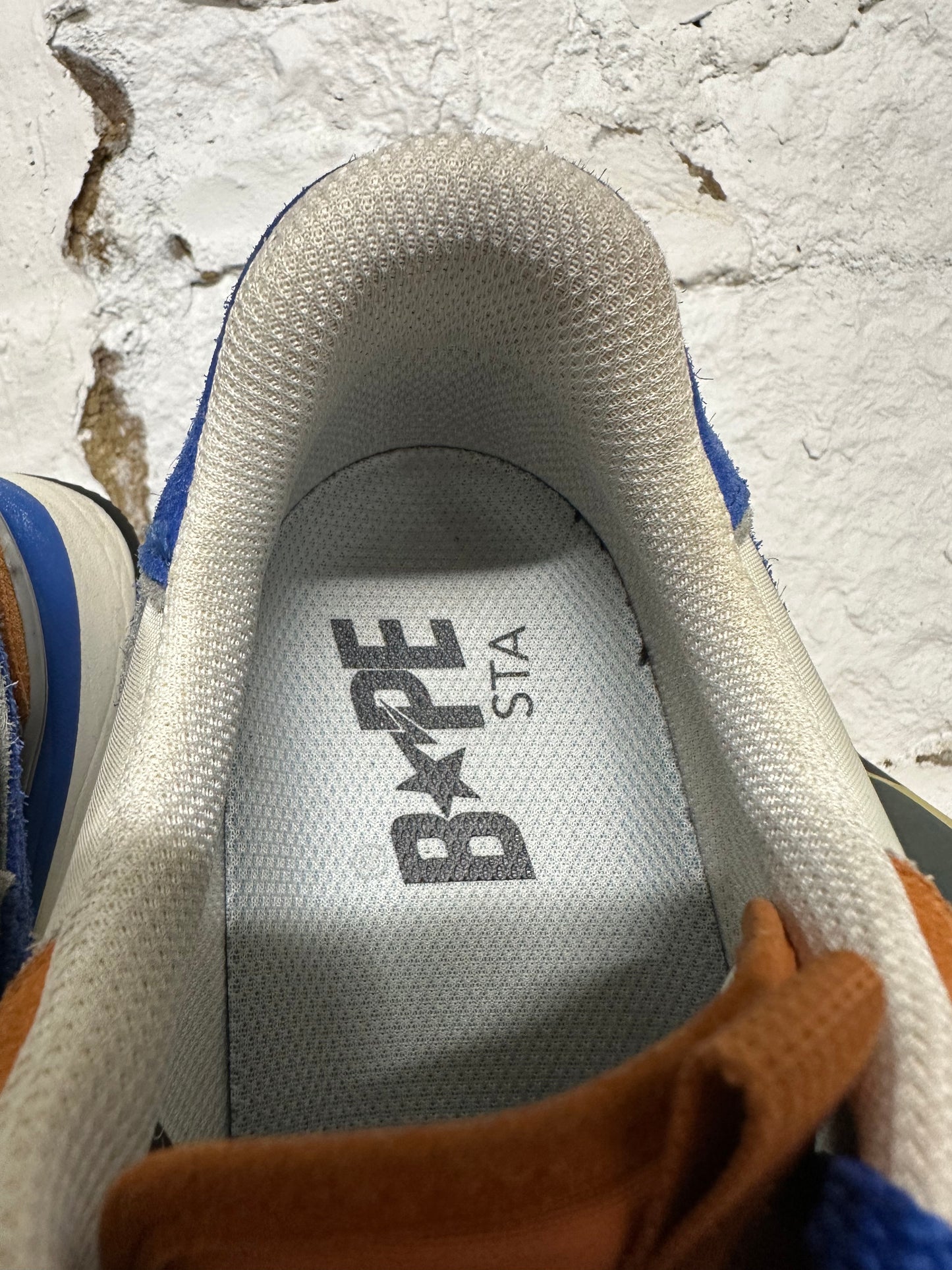 Bape Road Sta Orange Blue Sz 8