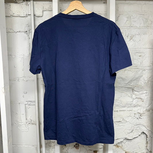 Alexander McQueen Navy Skull T-Shirt Sz L