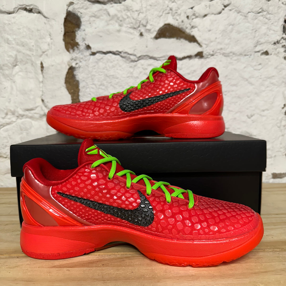 Nike Kobe 6 Protro Reverse Grinch Sz 8 DS