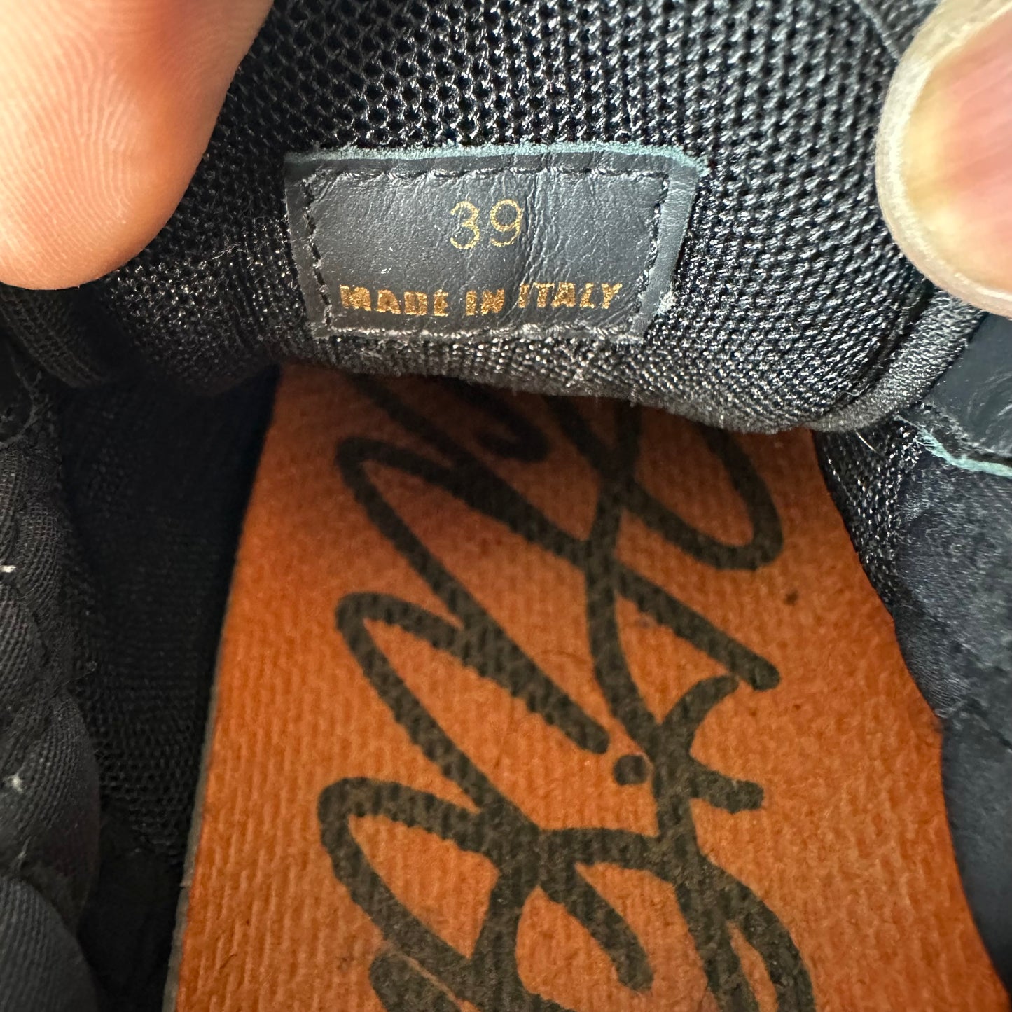 Versace Chain Reaction Black Pink White Sneaker Sz 6.5 (39) No Box