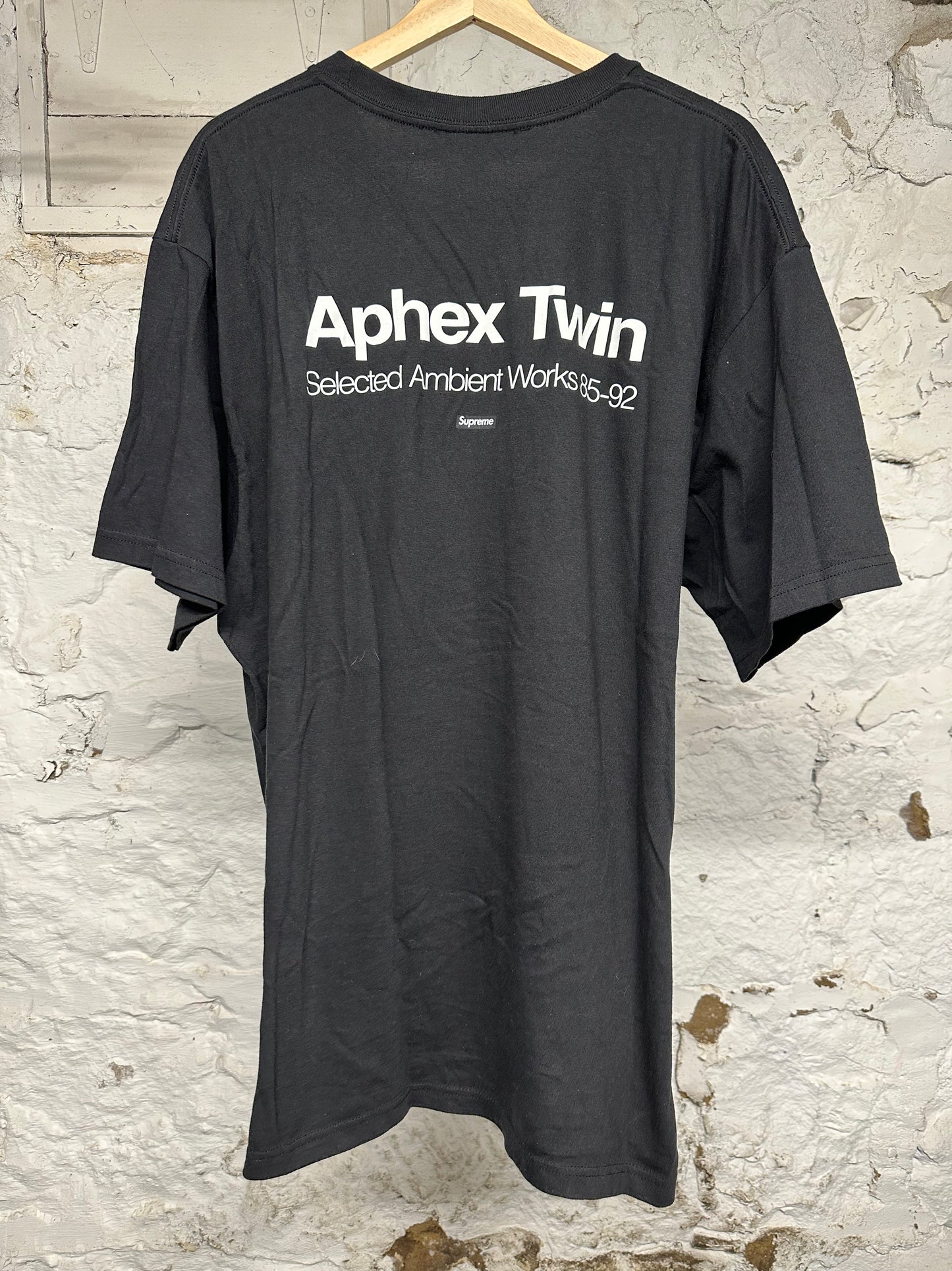 Supreme Aphex Twin Black T-Shirt Sz XL