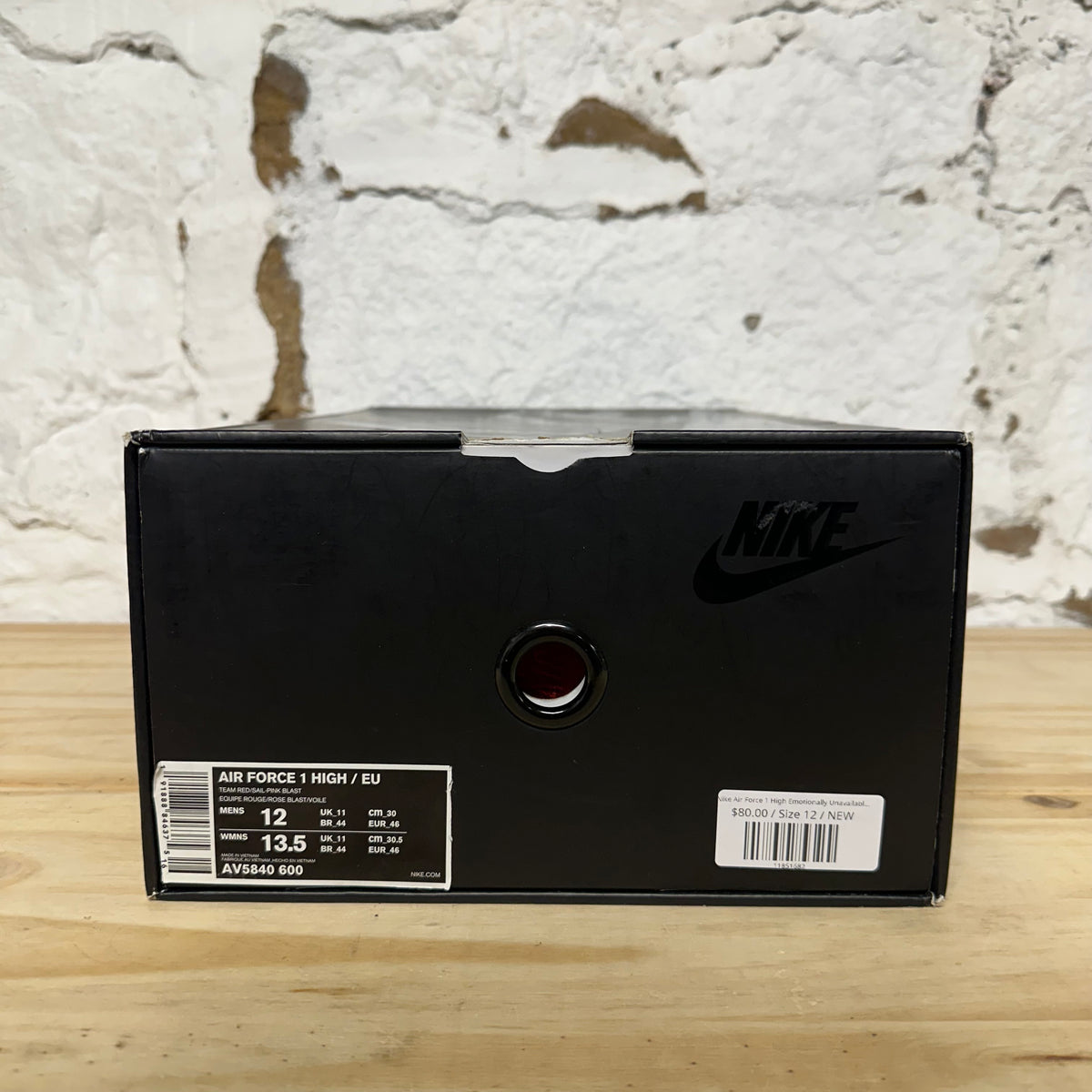Nike Air Force 1 High Emotionally Unavailable Sz 12 DS