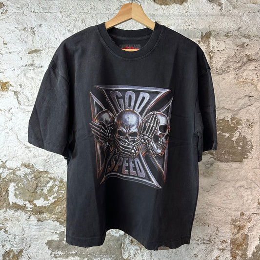 Godspeed Omerta Black T-Shirt NEW