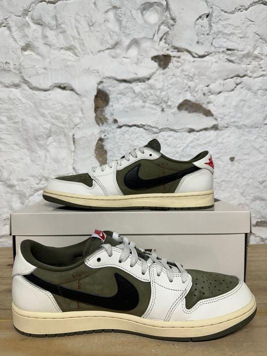 Air Jordan 1 Low Travis Scott Medium Olive Sz 9.5