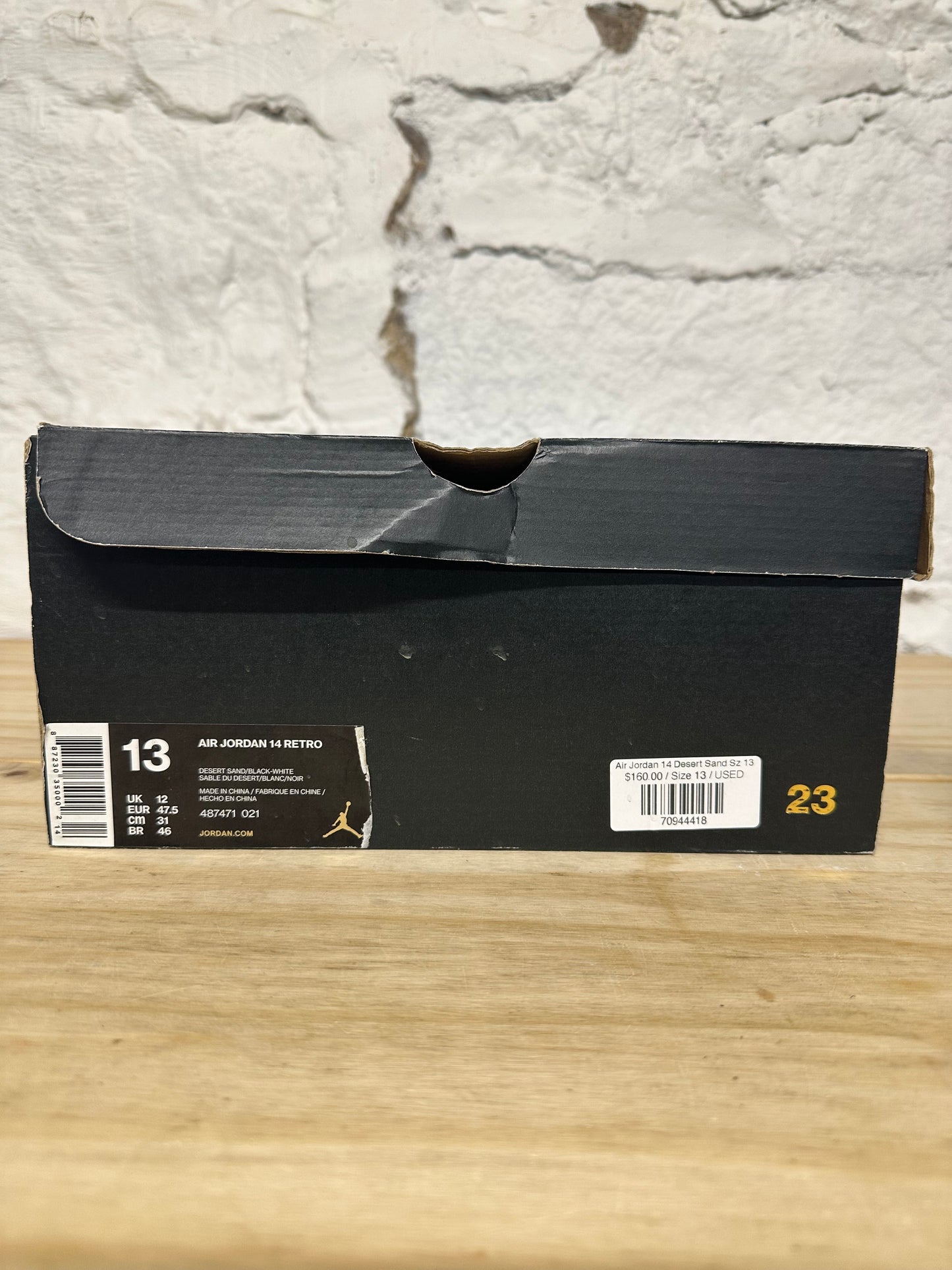 Air Jordan 14 Desert Sand Sz 13