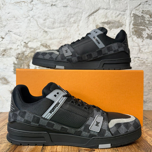 Louis Vuitton Graphite Damier Black Trainer Sneaker Sz 14.5 (13LV)