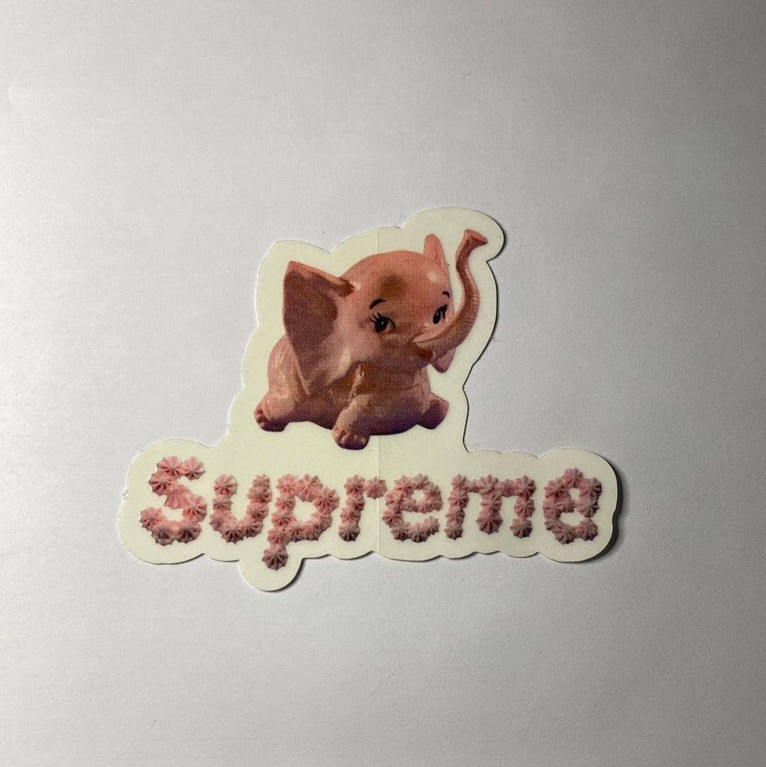 Supreme Elephant Sticker