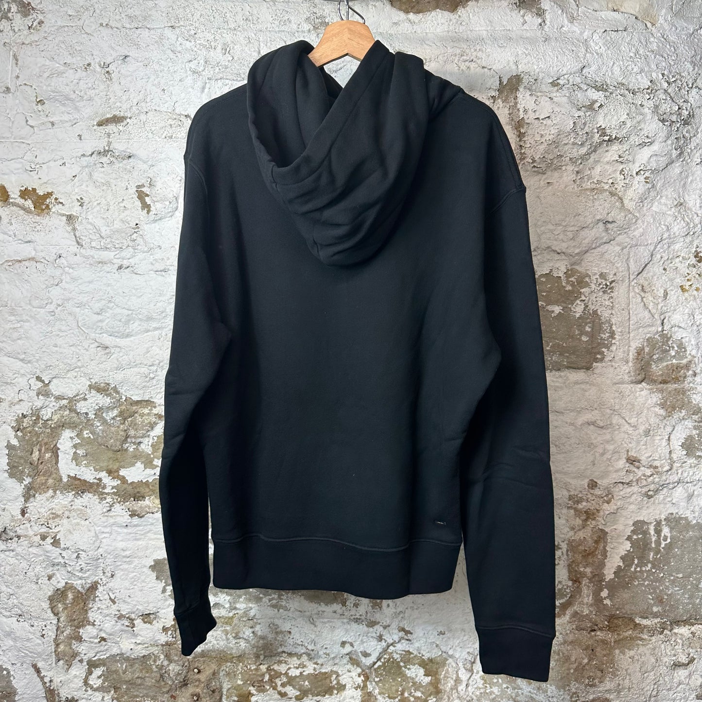 Amiri Red Snake Spellout Black Hoodie Sz M