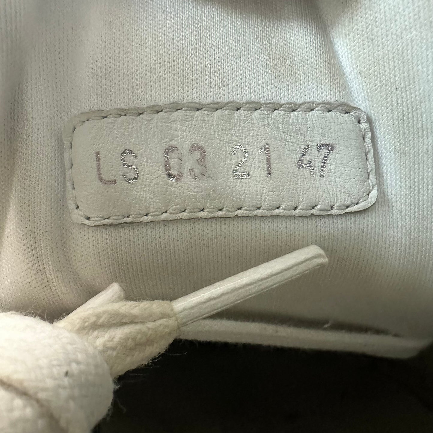 Dior B28 Grey Monogram Cream White Sneaker Sz 14 (47)