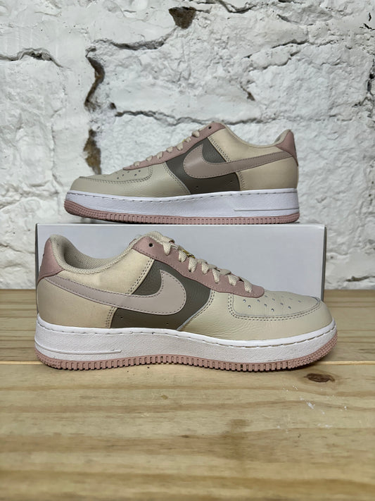 Nike Air Force 1 Low By You Tan Pink Sz 8.5