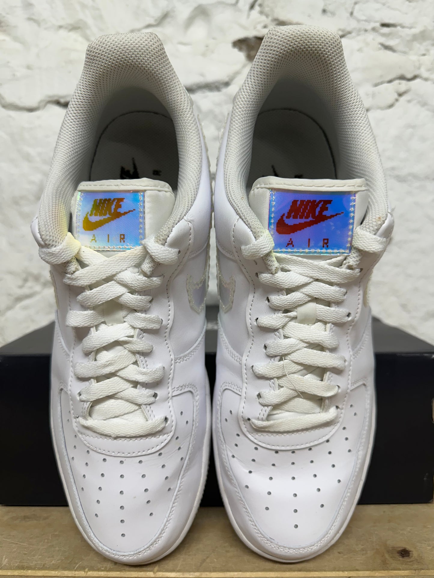 Nike Air Force 1 Low Iridescent Pixel Swoosh Sz 11