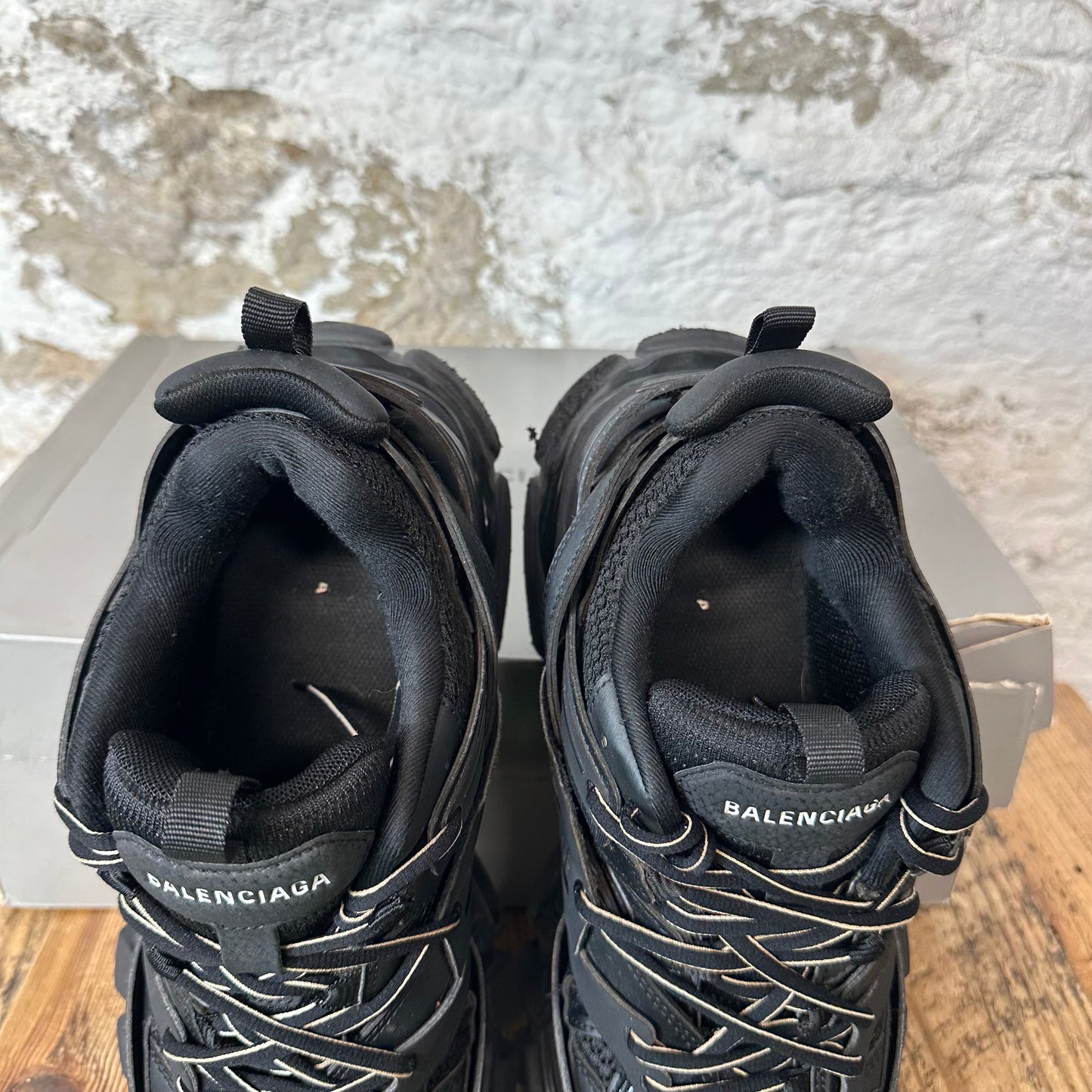 Balenciaga Track Runner Triple Black Sneaker Sz 7 (40)