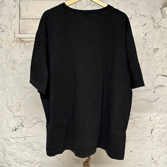 Godspeed Robots Yellow Spellout Black T-Shirt Sz 2XL