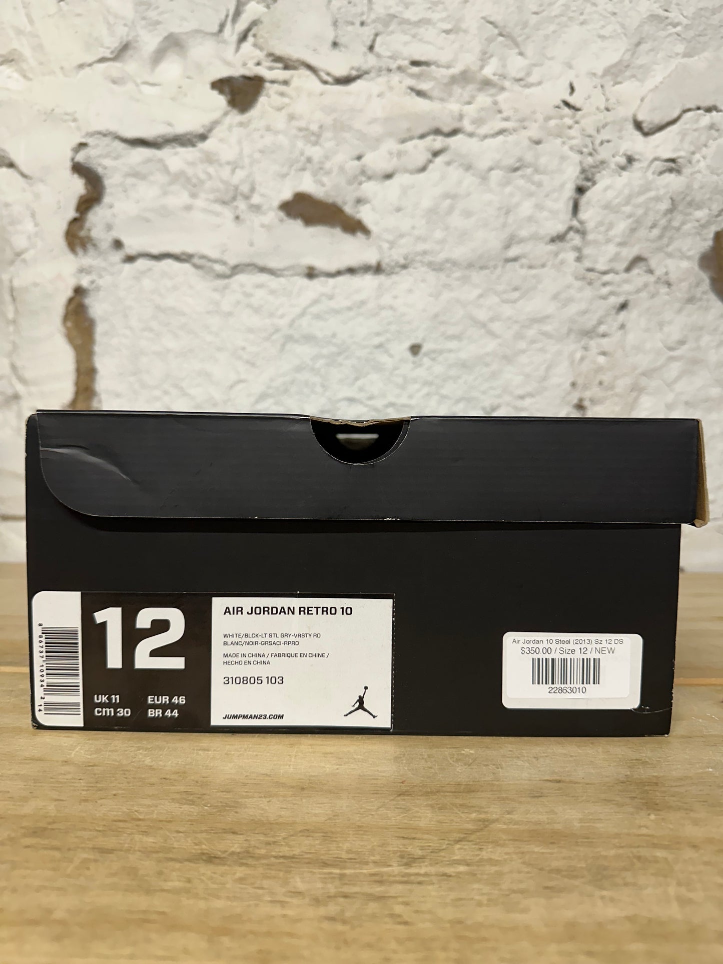 Air Jordan 10 Steel (2013) Sz 12 DS