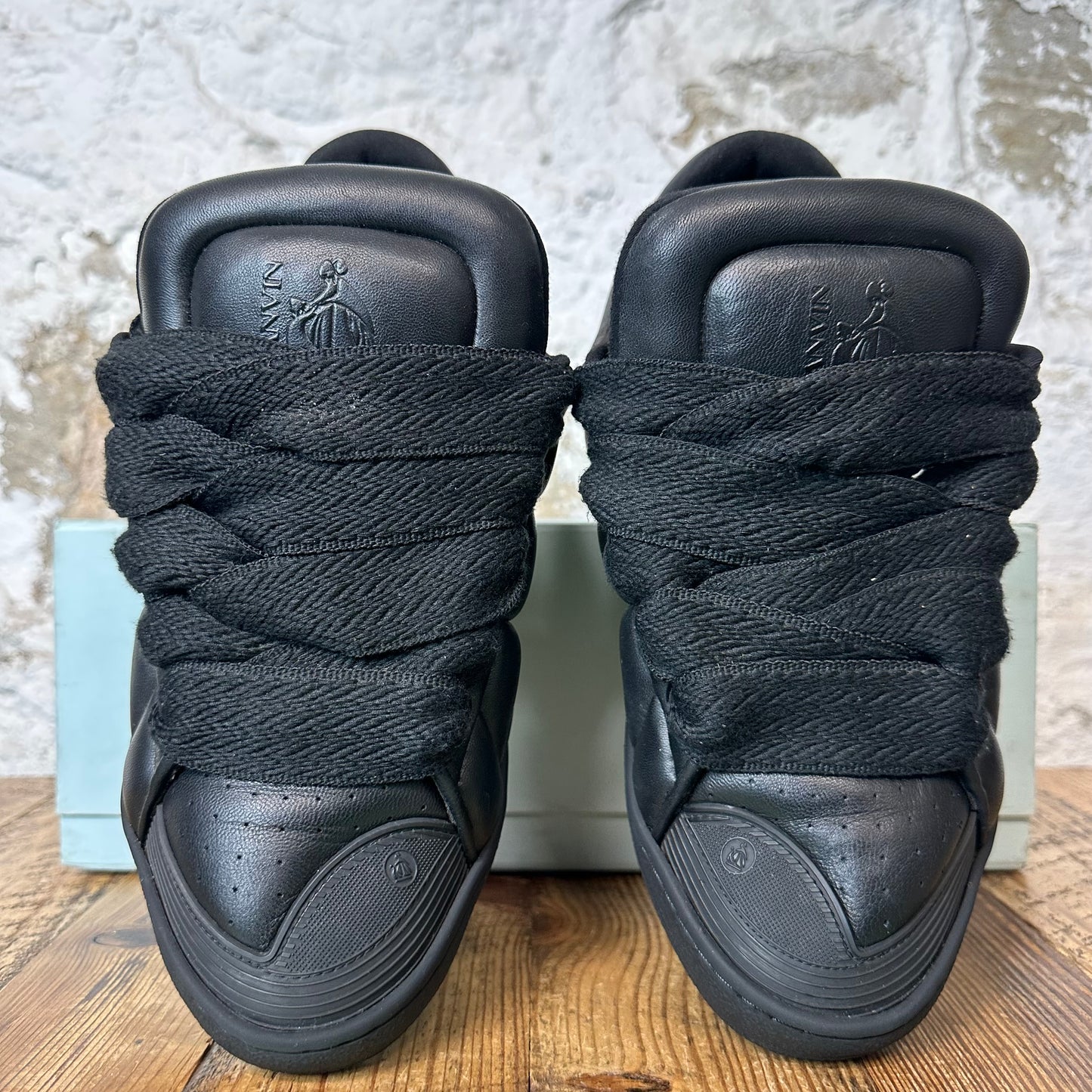 Lanvin Curb Triple Black XL Sneaker Sz 9 (42)