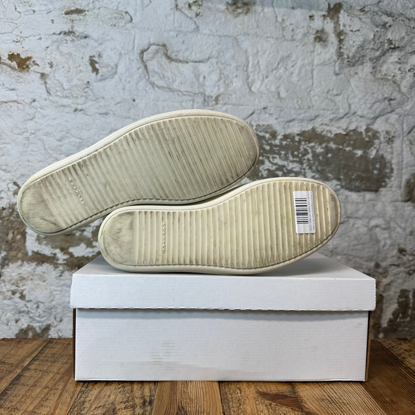 Rick Owens Vintage Dust Suede Milk Sneaker Sz 10 (43)