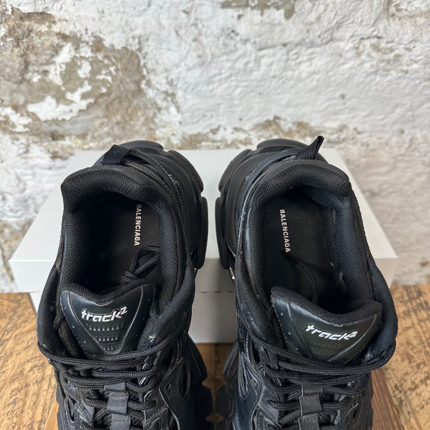 Balenciaga Track 2 Triple Black Sneaker Sz 8 (41)