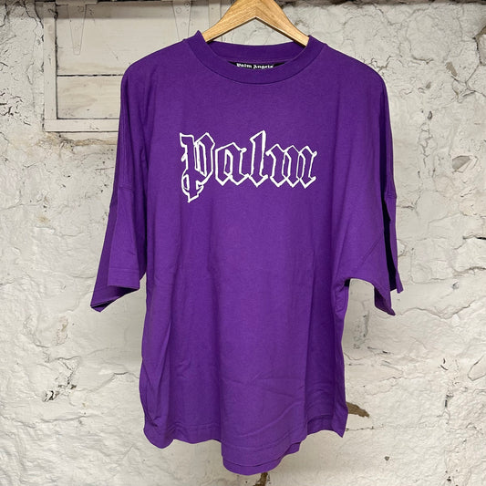 Palm Angels Purple T-Shirt Sz S