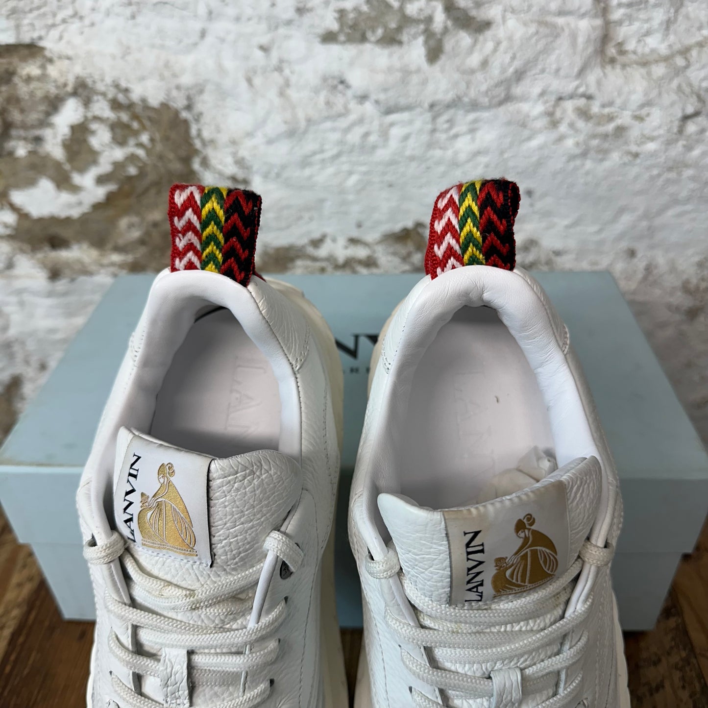 Lanvin Curbies 2 Low White Sneaker Sz 10 (43)