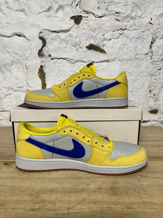 Air Jordan 1 Low Travis Scott Canary Sz 12.5 (14W) DS