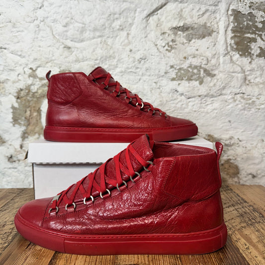 Balenciaga High Arena Red Sneaker Sz 13 (46)