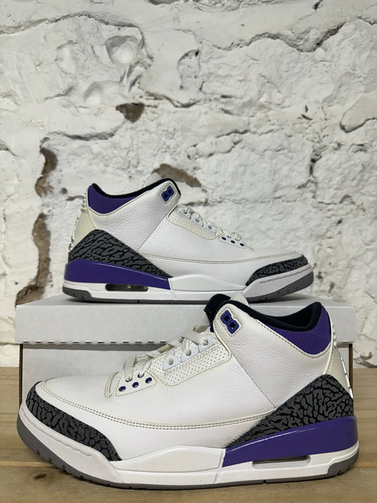 Air Jordan 3 Dark Iris Sz 10.5