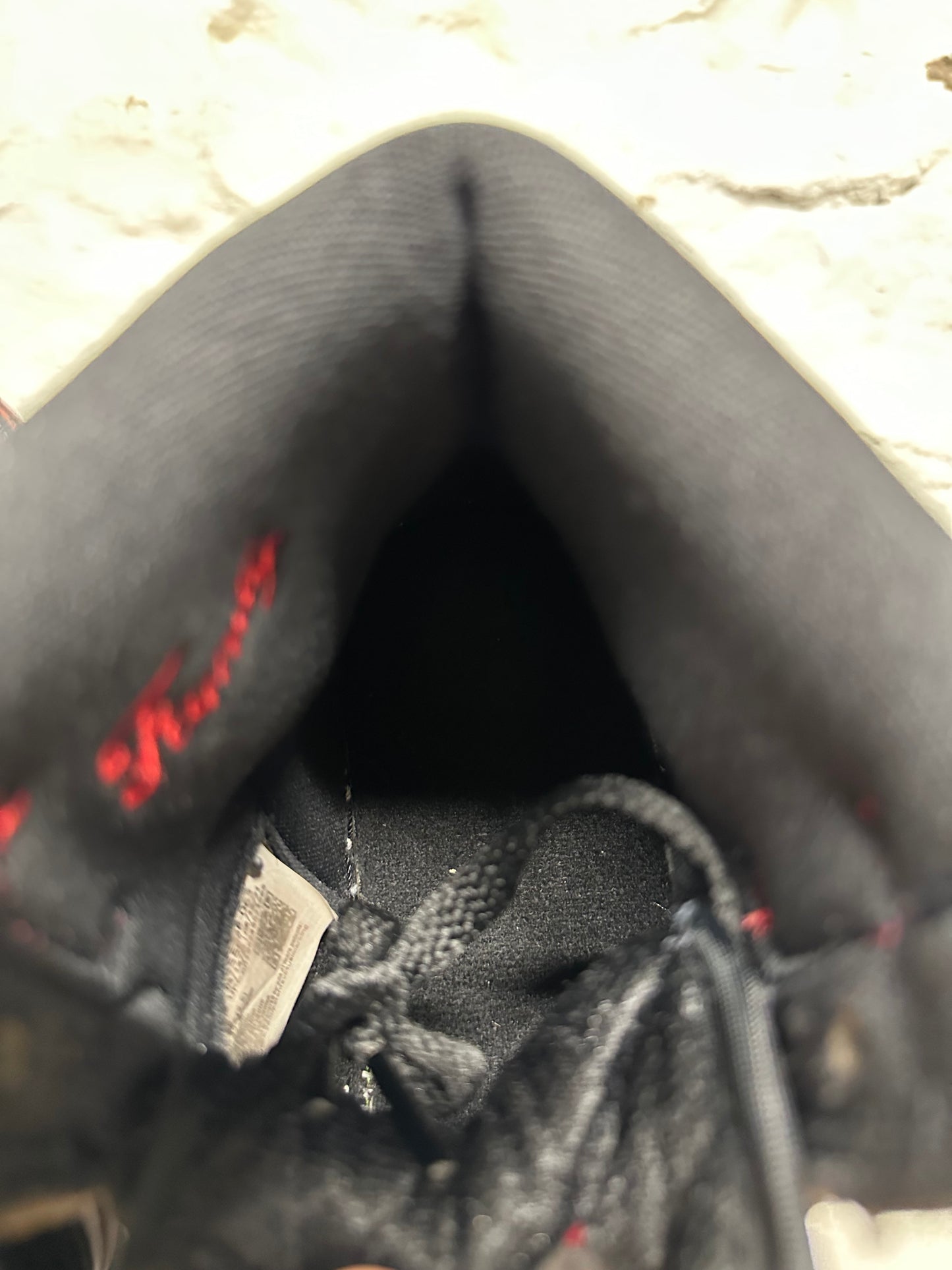 Air Jordan 1 High Patent Bred Sz 7.5