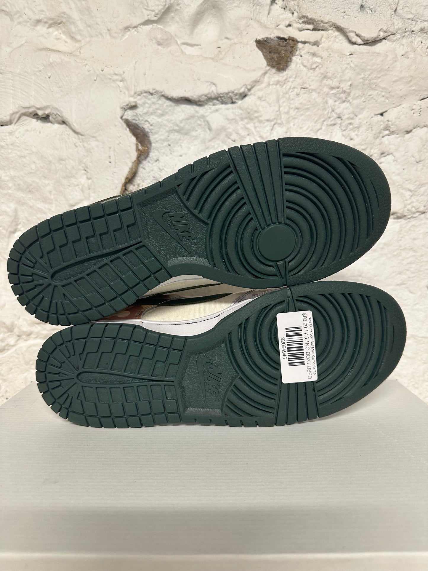 Nike Dunk Low Sail Multi Camo Sz 7.5