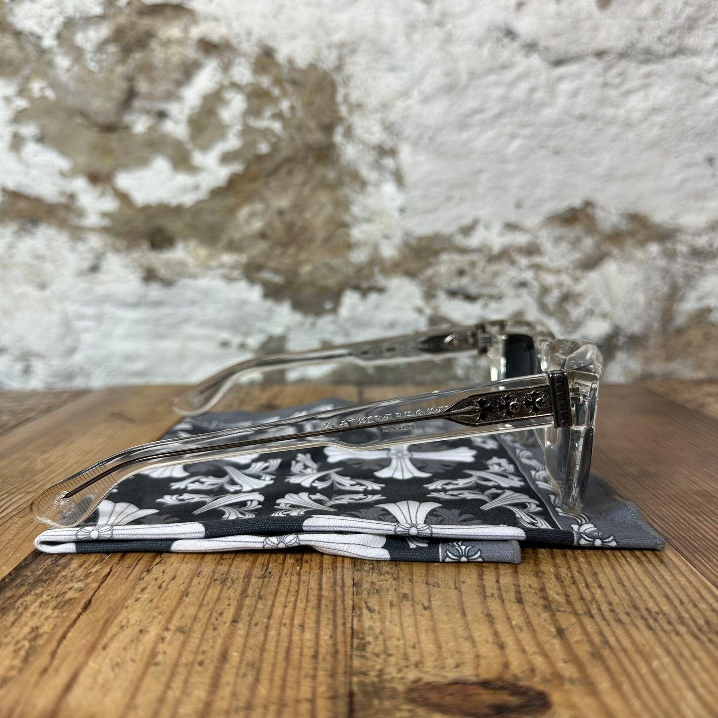 Chrome Hearts Midixathrill I Clear Sunglasses W/ Case