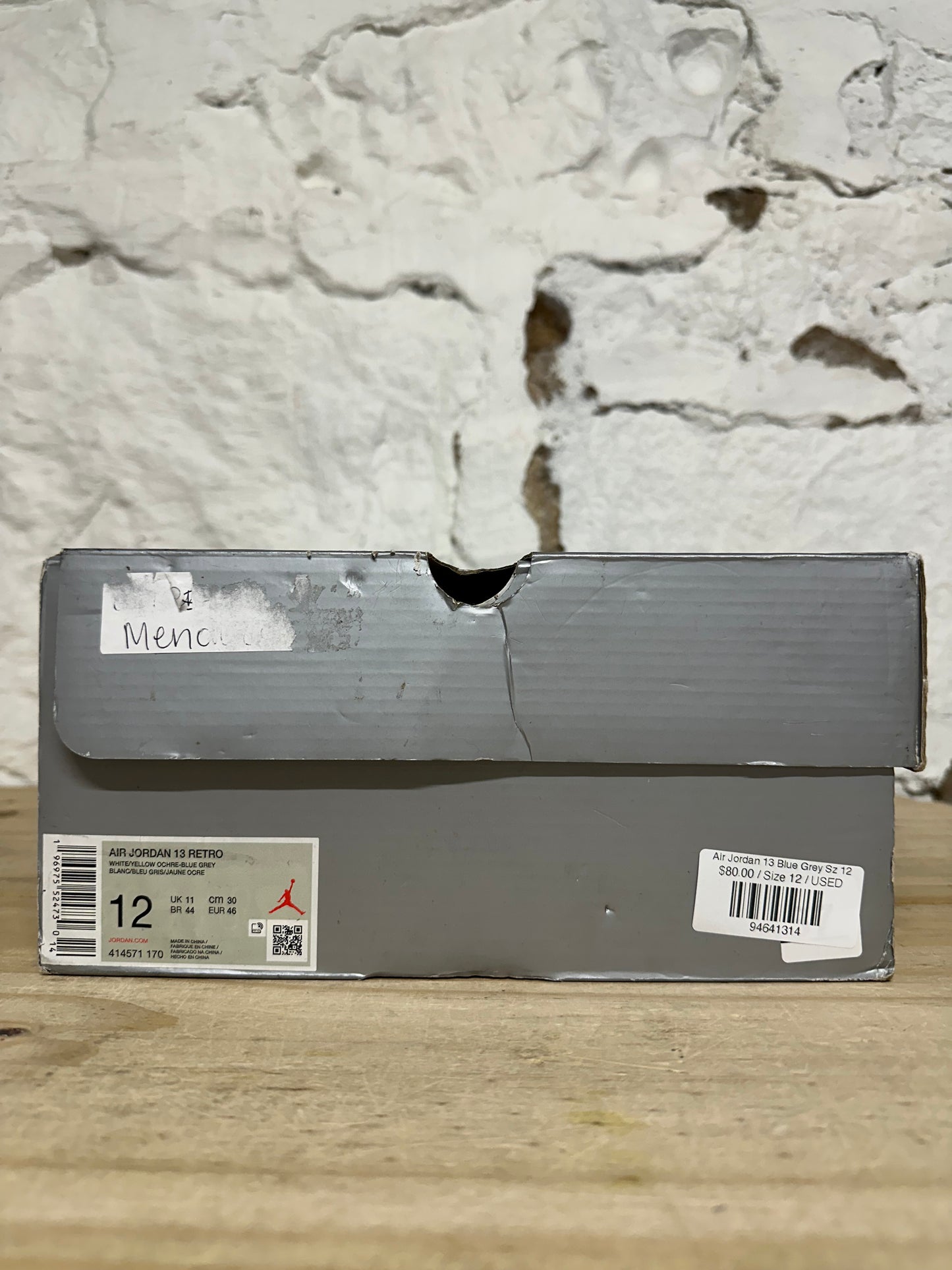 Air Jordan 13 Blue Grey Sz 12