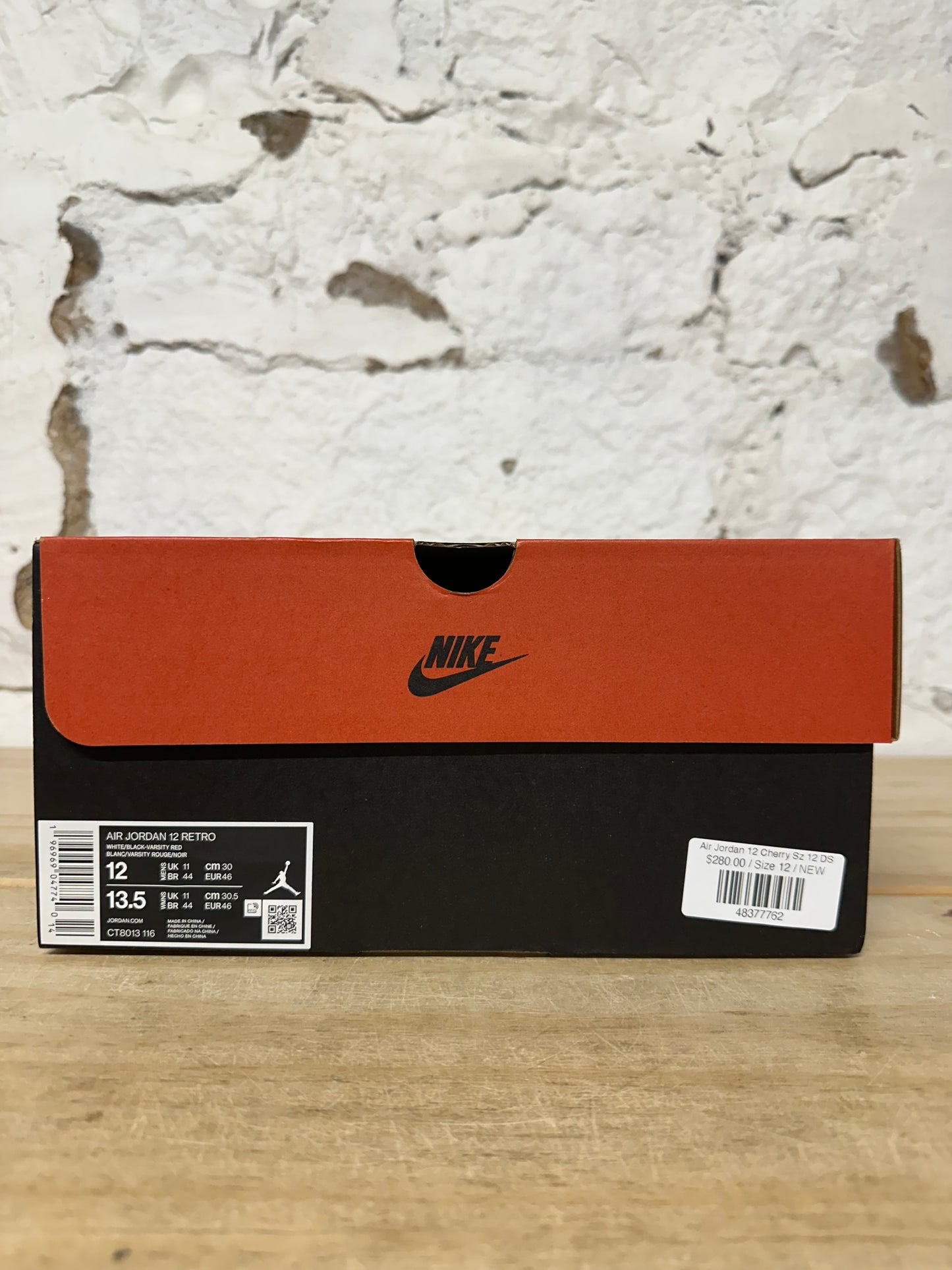 Air Jordan 12 Cherry Sz 12 DS