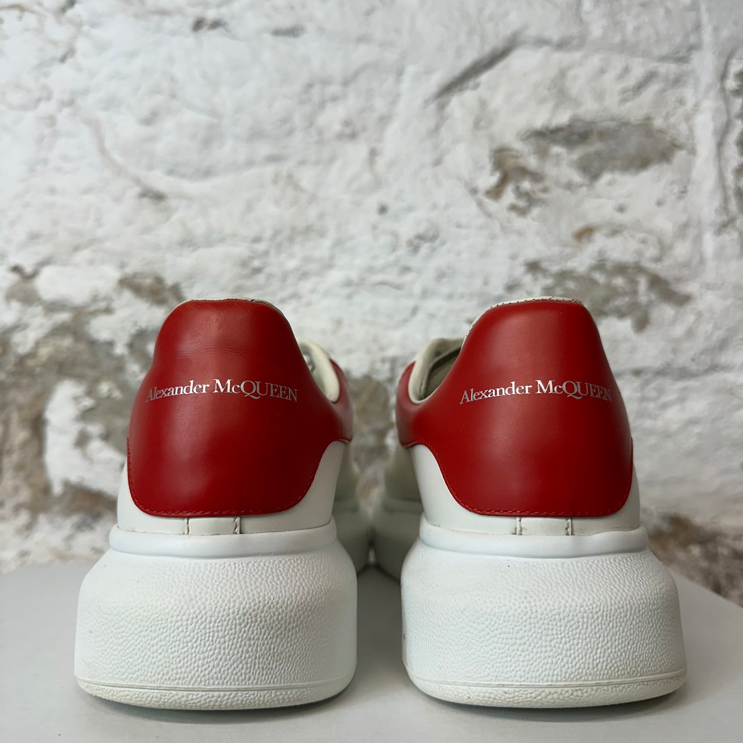 Alexander McQueen Red Tab White Beetle Sneaker Sz 8 (41)