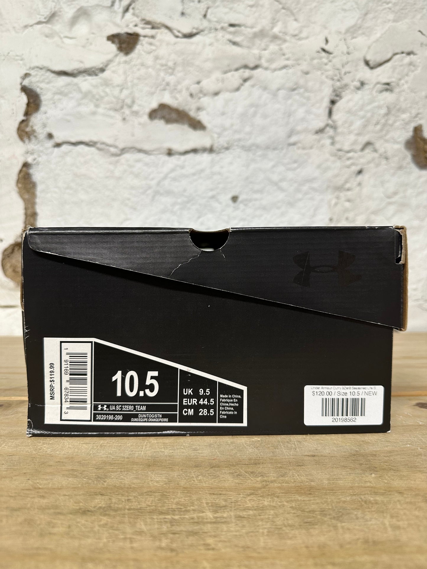 Under Armour Curry 3Zer0 Seasoned Life Sz 10.5 DS