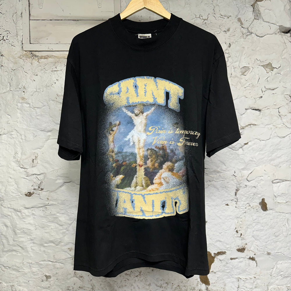 Saint Vanity Pain Black T-Shirt Sz L
