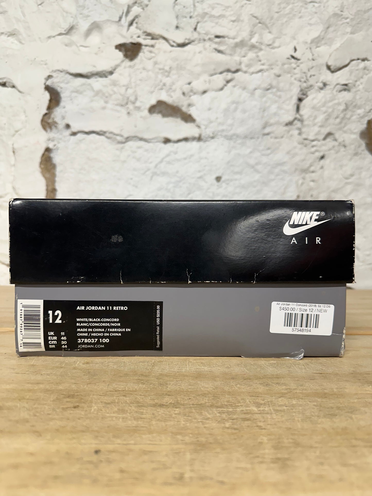 Air Jordan 11 Concord (2018) Sz 12 DS