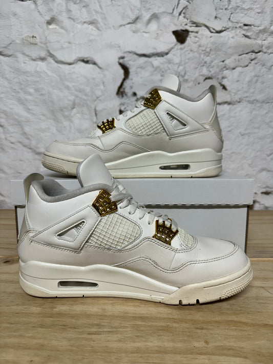 Air Jordan 4 Metallic Gold Sz 9 (10.5W)