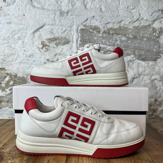Givenchy G4 Red White Sneaker Sz 8 (41)