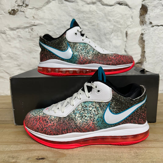 Nike LeBron 8 V2 Low Miami Nights Sz 8.5