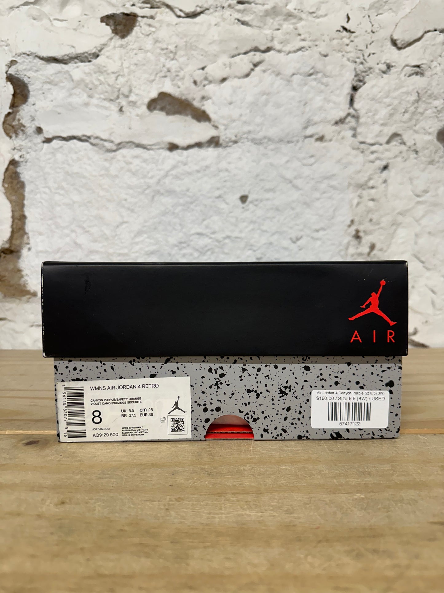 Air Jordan 4 Canyon Purple Sz 6.5 (8W)