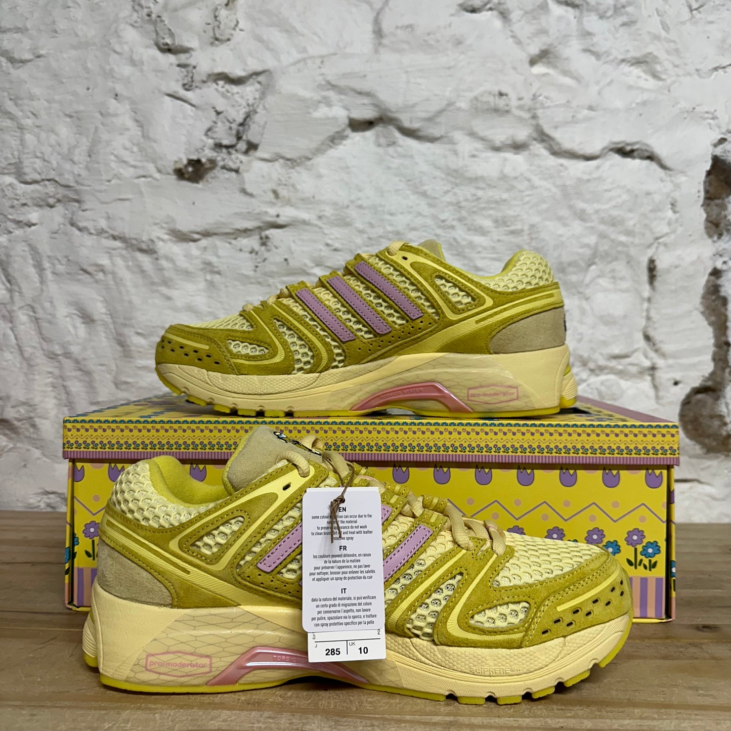 Adidas Adistar Control 5 Piggy Runner Cheeseburger Sz 10.5 DS