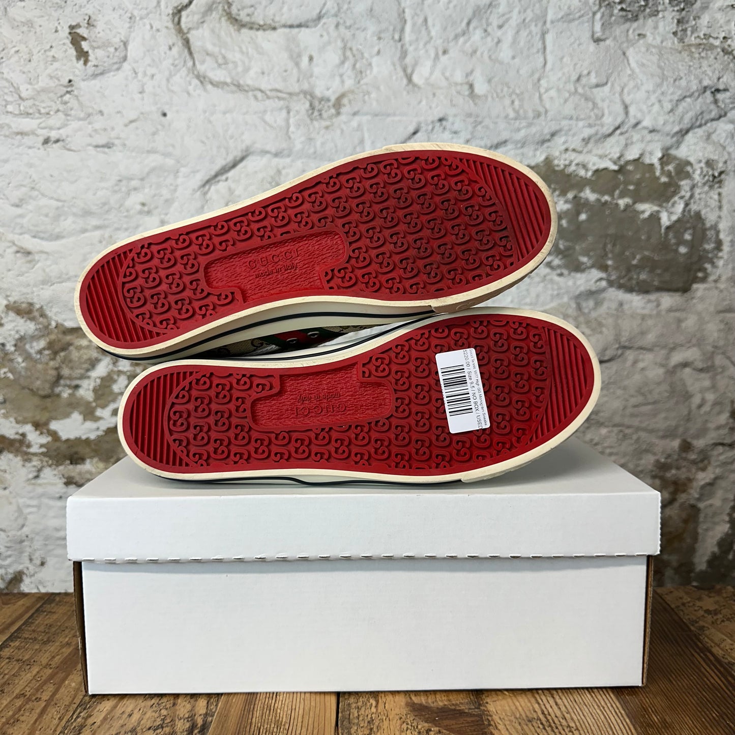 Gucci Tennis 1977 High GG Monogram Sneaker Sz 9.5