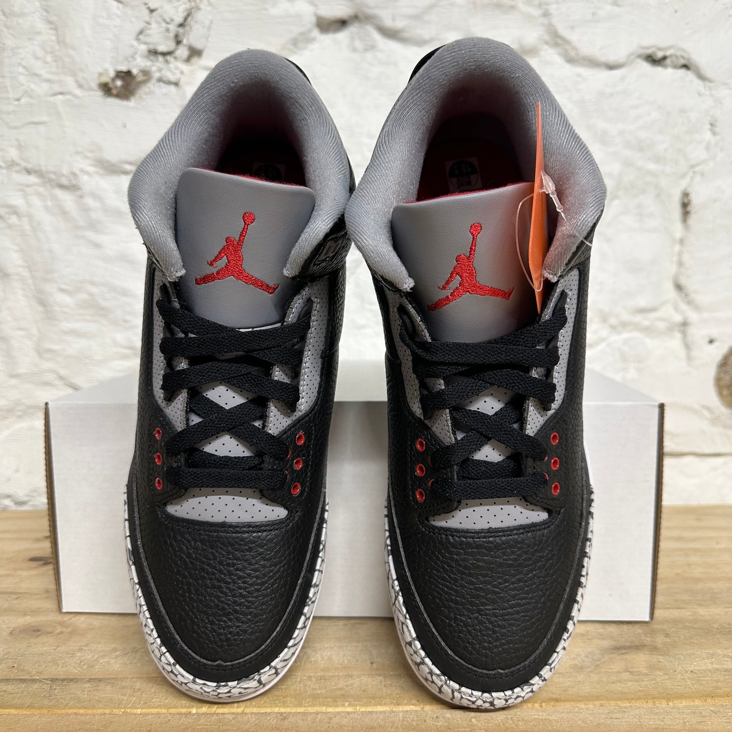 Air Jordan 3 Mid Cleat Black Cement Sz 10.5 DS