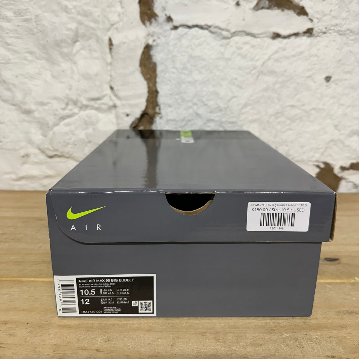 Nike Air Max 95 OG Big Bubble Neon Sz 10.5