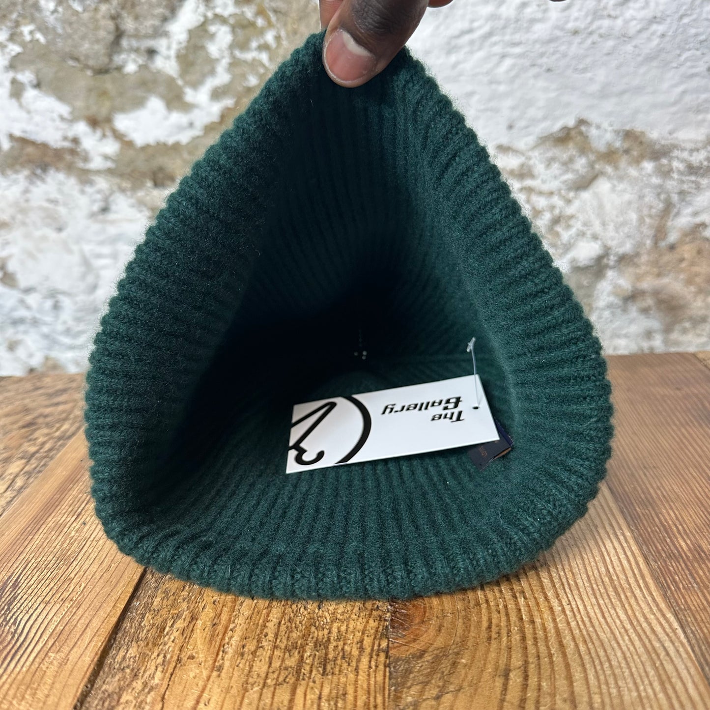 Louis Vuitton Dual Logo Green Beanie