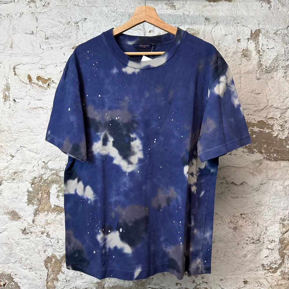 Louis Vuitton Blue Bleached T-shirt Sz M
