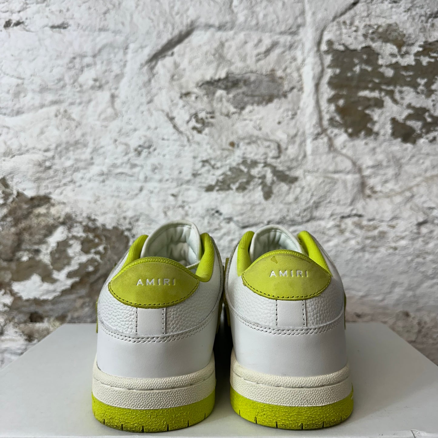 Amiri Yellow Skeleton White Sneaker Sz 10 (43) No Box