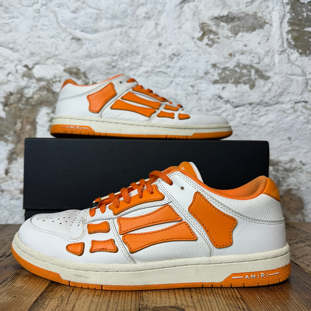 Amiri Orange Skeleton White Cream Sneaker Sz 10 (43)