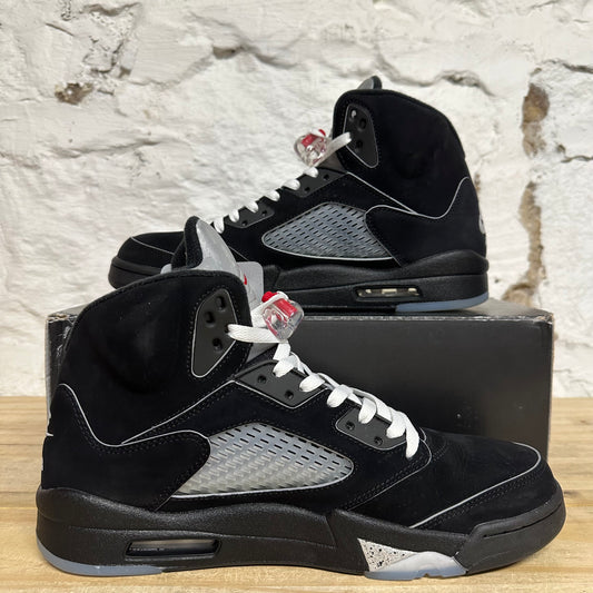 Air Jordan 5 Black Metallic Reimagined Sz 12